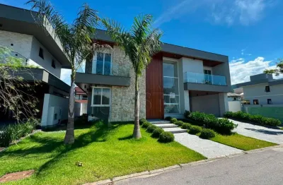 Casa em condomínio fechado com 3 quartos à venda na reserva da pedra, 438, pedra branca, palhoça por r$ 3.684.000