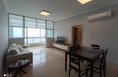 Espetacular frente mar no embaré em santos, 2 suítes e vista mar panorâmica!