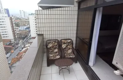 01 dormitório duplex ha meia quadra da praia no embaré com vaga privativa e vista mar!