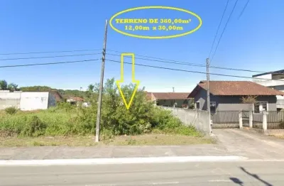 Terreno à venda, 360 m² por r$ 370.000,00 - nova brasília - joinville/sc