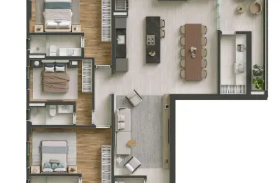 Apartamento com 3 quartos à venda na rua benjamin constant, 975, américa, joinville, 86 m2 por r$ 1.106.311