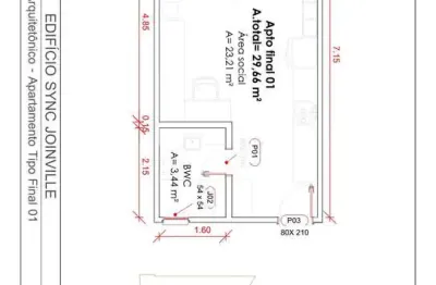 Apartamento à venda na Rua Marajó, 51, Atiradores, Joinville