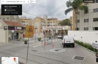 Apartamento para venda em curitiba, cidade industrial, 3 dormitórios, 1 banheiro, 1 vaga
