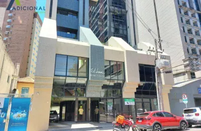 Conjunto para alugar, 86 m² por r$ 4.607,00/mês - centro - curitiba/pr