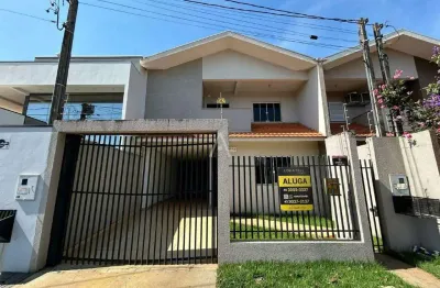 Sobrado 3 quartos para aluguel no bairro jardim gisela em toledo por r$ 3.500,00