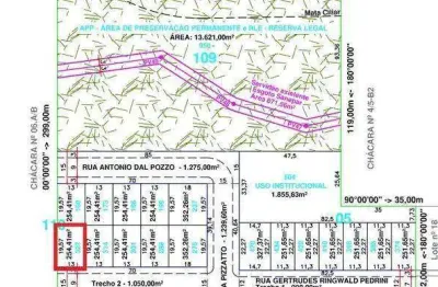 Terreno à venda no bairro jardim bressan em toledo por r$ 160.000,00