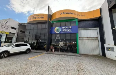 Sala comercial com barracão para locação no centro em cascavel