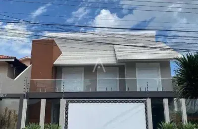 Sobrado de alto padrão e semi mobiliado à venda, com 3 suítes e 1 quarto, localizado no bairro cancelli, em cascavel - pr., por r$ 3.600.000,00