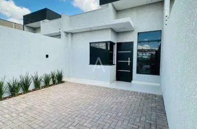 Casa à venda com 2 suítes, localizada no Bairro Siena, em Cascavel - Pr., por R$ 398.000,00