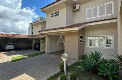 Sobrado à venda com 1 suíte e 2 quartos, em condomínio fechado, localizado no centro de cascavel - pr., por r$ 799.000,00