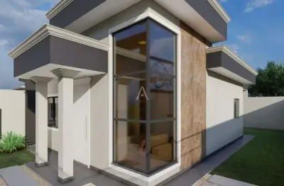 Casa residencial de esquina com 3 quartos sendo 1 suíte à venda no recanto dos passáros em cascavel por r$ 449.000,00
