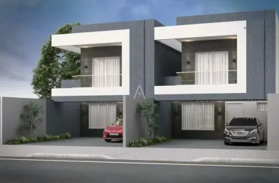 Sobrado à venda com 3 suíte, sendo uma master com closet, localizado no paraiso tropical, em cascavel - pr., por r$ 890.000,00