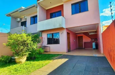 Sobrado à venda com 1 suíte e 2 quartos, localizado na região do lago, em cascavel - pr., por r$ 600.000,00