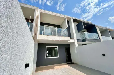 Sobrado á venda com 2 quartos sendo 1 suite no bairro floresta em cascavel - pr por r$ 415.000,00