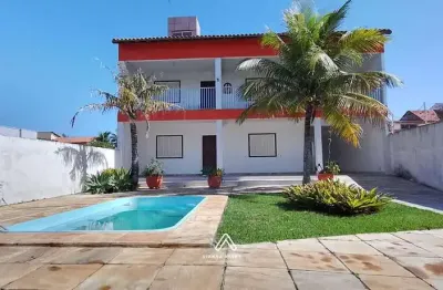 Casa com 6 dormitórios à venda, 450m² por r$ 990.000 - barra de maricá - maricá/