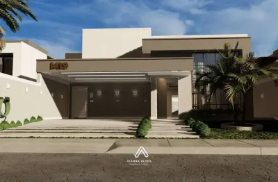 Casa de alto padrão com 3 dormitórios à venda, 370,50m² por r$1.100.000 - cond.