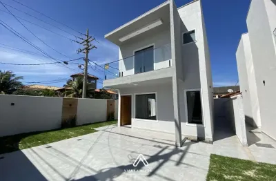 Casa com 3 dormitórios à venda, 105m² por r$ 520.000 - barroco (itaipuaçu) - mar