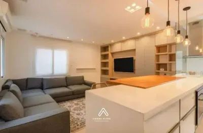 Apartamento mobiliado com 2 dormitórios à venda, 125m² por r$2.080.000 - comdomí