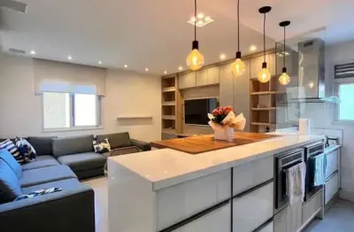 Apartamento mobiliado com 2 dormitórios à venda, 125m² por r$2.080.000 - comdomí