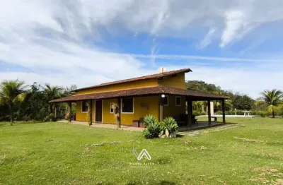 Chácara com 5 dormitórios para locação, 10.000m² por r$4.500 - ubatiba - maricá/