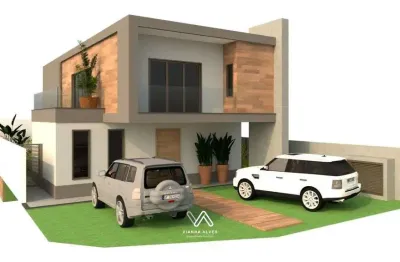 Projeto de casa com 3 suítes, 361m² por R$ 3.000.000 - São José Do Imbassaí - Ma