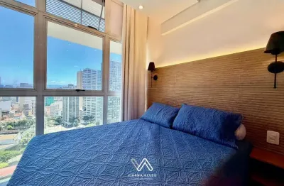 Apartamento mobiliado à venda – andar alto com vista livre | centro rj