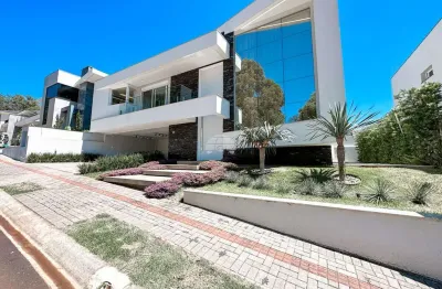 Casa em condomínio fechado com 3 quartos para alugar na rua particular, 855, fraron, pato branco, 295 m2 por r$ 12.000