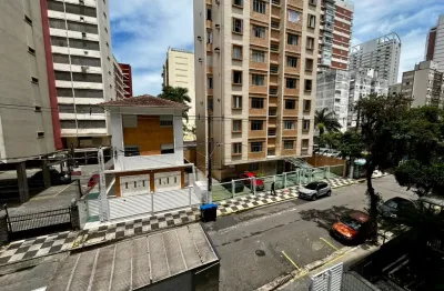 1 dormitório amplo a meia quadra da praia – boqueirão  - vaga coletiva