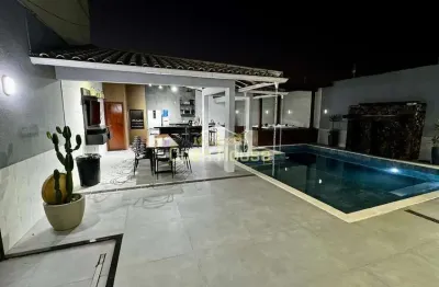 Mansão à venda na morada da colina - casa moderna, completamente mobiliada e com área de lazer incr
