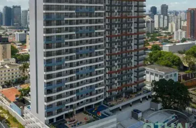 Apto Mobiliado para Alugar de 33m² com 1 suíte, 1 banheiro em Santo Amaro.