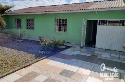 Casa com 3 dormitórios à venda, 200 m² por r$ 390.000 - planta quississana - são josé dos pinhais/pr