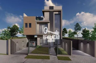 Sobrado com 3 dormitórios à venda, 126 m² por r$ 750.000,00 - boqueirão - curitiba/pr