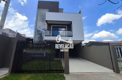 Sobrado com 3 dormitórios à venda, 151 m² por r$ 879.000,00 - xaxim - curitiba/pr