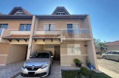 Sobrado à venda em condomínio no bairro cajuru em curitiba/pr