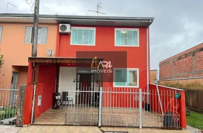 Sobrado com 3 dormitórios em condomínio fechado à venda no bairro cajuru em curitiba/pr