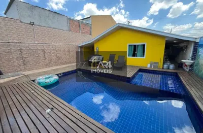 Casa com piscina e edícula com churrasqueira à venda no bairro maria antonieta em pinhais/pr