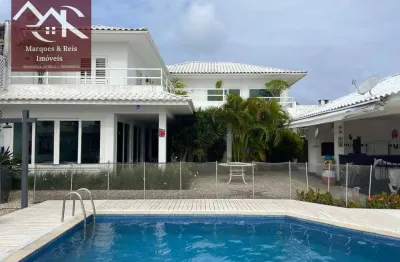 Casa com 4 dormitórios à venda, 574 m² por r$ 3.500.000,00 - ogiva - cabo frio/rj