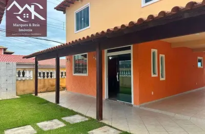 Casa com 3 dormitórios para alugar, 140 m² - caminho de búzios - cabo frio/rj