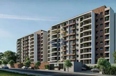 Apartamento p/ venda c/ 68 m², 02 dorms, 1 suíte, varanda gourmet, 1 vaga - cond. residencial bellacqua - recanto quarto centenário