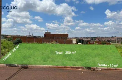 Terreno à venda na estrada municipal cravinhos, 8, centro, cravinhos por r$ 125.000