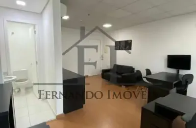 Sala comercial 34 m² para locação - avenida industrial - jardim - santo andré/sp