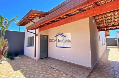 Casa com 3 quartos, balneário gaivotas, itanhaém - r$ 599 mil, cod: 134