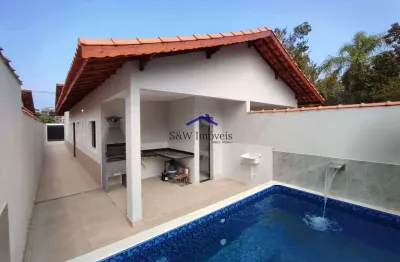 Casa com 3 quartos, balneário campos elíseos, itanhaém - r$ 429 mil, cod: 197