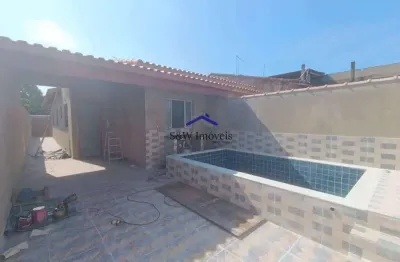 Casa com 2 quartos, nova itanhaém, itanhaém - r$ 320 mil, cod: 417