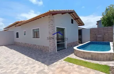 Casa com 3 quartos, bopiranga, itanhaém - r$ 480 mil, cod: 357