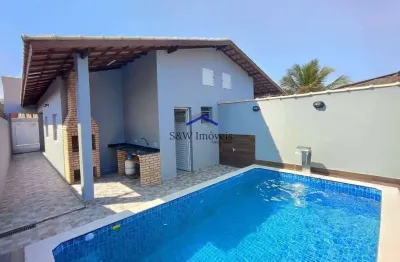 Casa com 2 quartos, jardim magalhães, itanhaém - r$ 345 mil, cod: 206