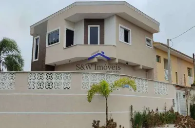 Sobrado com 2 quartos, bopiranga, itanhaém - r$ 650 mil, cod: 159