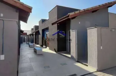 Casa de condomínio com 2 quartos, cibratel ii, itanhaém - r$ 260 mil, cod: 65