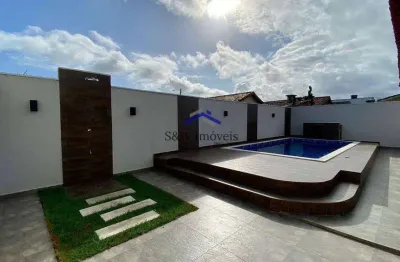 Casa com 2 quartos, jardim regina, itanhaém - r$ 549 mil, cod: 52