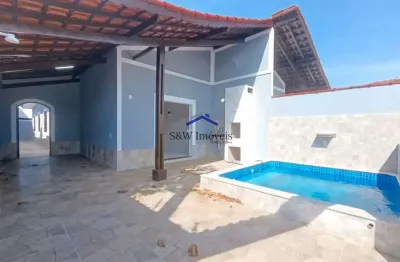 Casa com 2 quartos, lado praia, mongaguá - r$ 530 mil, cod: 439